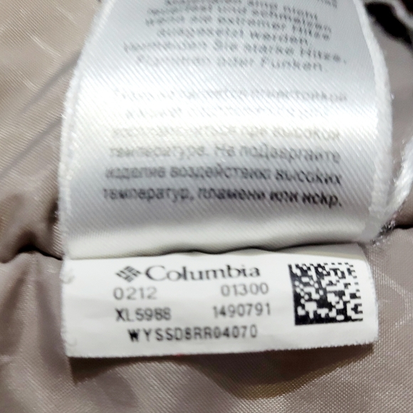 Columbia Womens Insulated Hooded Ski Jacket Waterproof Outdoor Hiking Coat LARGE - Picture 6 of 11